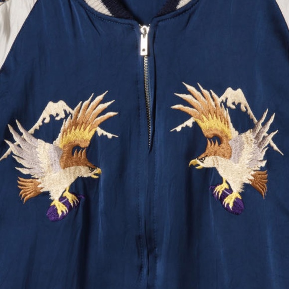 *RARE & UNISEX* Tailor Toyo x Beams Japan New Year Reversible Bomber Jacket - Picture 6 of 8